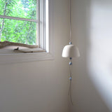 handmade ceramic white bell by Beanpole Pottery - FOUND&MADE  handmade ceramic white bell by Beanpole Pottery - FOUND&MADE