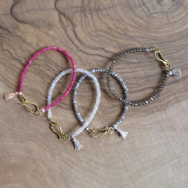jewel tassel layering bracelets - Amy Weber Design jewel tassel layering bracelets - Amy Weber Design