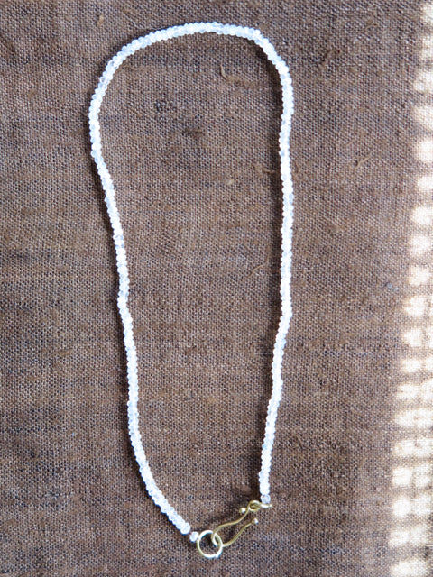 moonstone short necklace - Amy Weber Design moonstone short necklace - Amy Weber Design