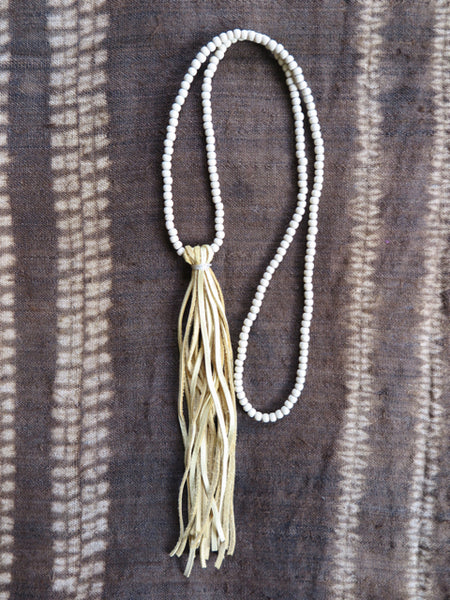 handmade natural suede tassel - Amy Weber Design handmade natural suede tassel - Amy Weber Design