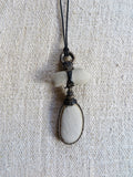 Japanese pebble talisman necklace - Lou Zeldis Japanese pebble talisman necklace - Lou Zeldis