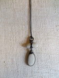 Japanese pebble talisman necklace - Lou Zeldis Japanese pebble talisman necklace - Lou Zeldis