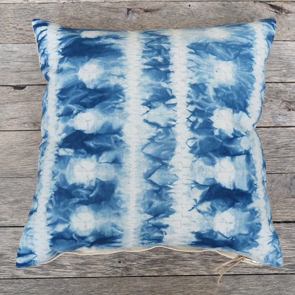 indigo hand dyed shibori one of a kind pillow indigo hand dyed shibori one of a kind pillow