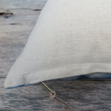 indigo handmade shibori- one of a kind pillow indigo handmade shibori- one of a kind pillow