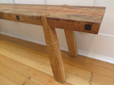 handcrafted tapered dovetail bench - Found&Made handcrafted tapered dovetail bench - Found&Made
