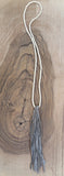 handmade suede tassel necklace by Amy Weber Design - FOUND&MADE  handmade suede tassel necklace by Amy Weber Design - FOUND&MADE