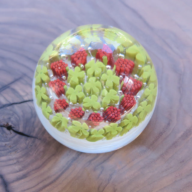 clover murano glass paperweight clover murano glass paperweight