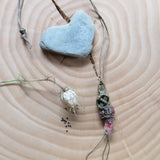 Lou Zeldis one of a kind agate brass necklace Lou Zeldis one of a kind agate brass necklace