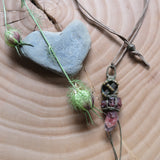 Lou Zeldis one of a kind agate brass necklace Lou Zeldis one of a kind agate brass necklace