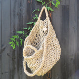 jute hand knotted market bag - Kkibo jute hand knotted market bag - Kkibo