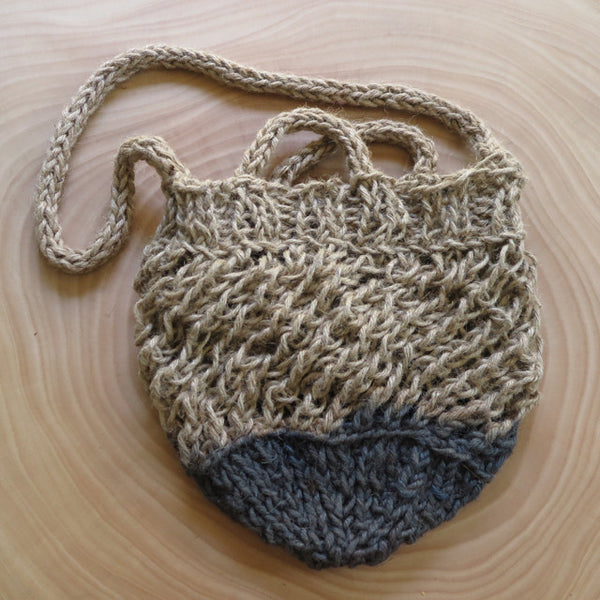 hand crafted indigo market bag - KKIBO - FOUND&MADE hand crafted indigo market bag - KKIBO - FOUND&MADE
