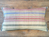 artisan linen textile one of a kind pillow- FOUND&MADE artisan linen textile one of a kind pillow- FOUND&MADE