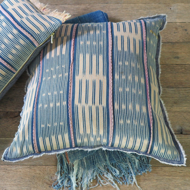 handmade bohemian one of a kind pillow - FOUND&MADE handmade bohemian one of a kind pillow - FOUND&MADE