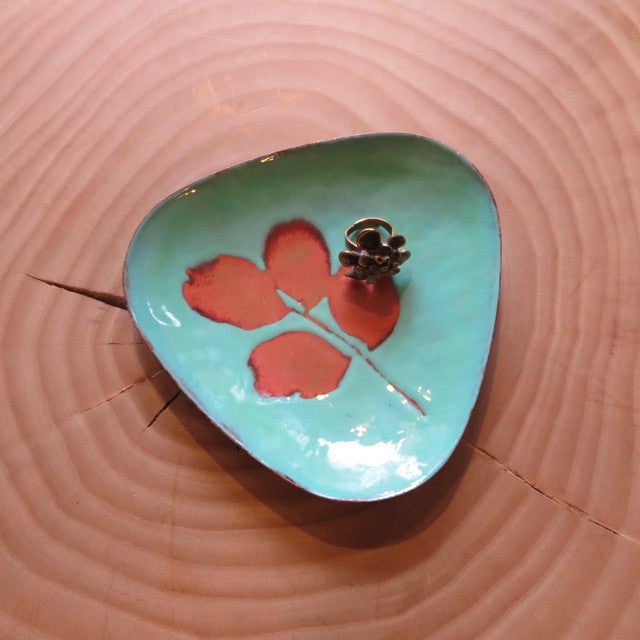 copper enamel found artisan dish copper enamel found artisan dish