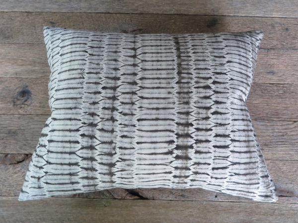 modern shibori one of a kind pillow - Noon Design Studio - FOUND&MADE