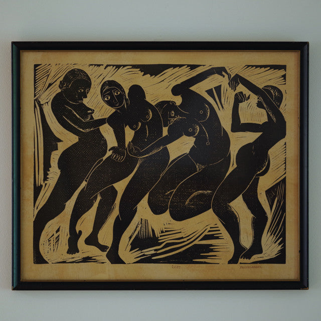 midcentury hand block print - FOUND&MADE midcentury hand block print - FOUND&MADE