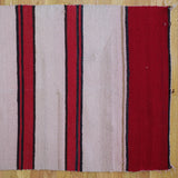 small vintage navajo wide banded rug
