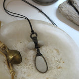 Japanese pebble talisman necklace - Lou Zeldis - FOUND&MADE