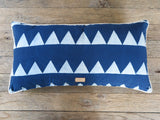 Japanese indigo hand block one of a kind pillow - FOUND&MADE 