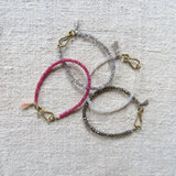 jewel tassel layering bracelets - Amy Weber Design
