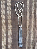 handmade suede tassel necklace - Amy Weber Design