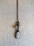 Japanese pebble talisman necklace - Lou Zeldis