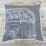 artisan made batik one of a kind pillow - FOUND&MADE 