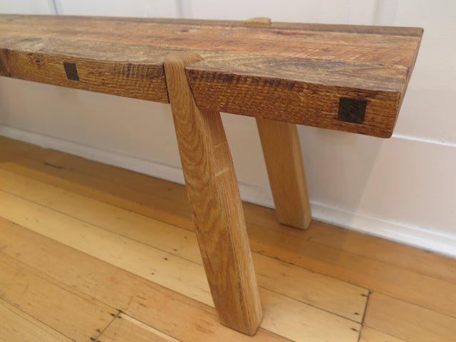 handcrafted tapered dovetail bench - Found&Made