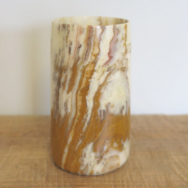 agate stone vase - FOUND&MADE