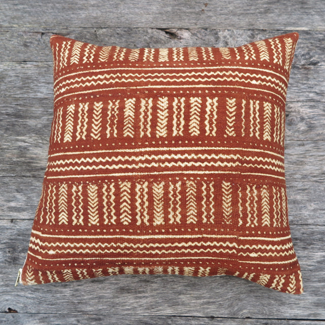 modern african mud cloth pillow - FOUND&MADE