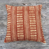 neutral mud cloth - one of a kind pillow
