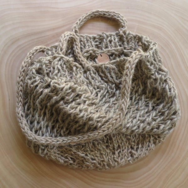 jute handmade market bag - KKIBO - FOUND&MADE