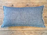 artisan linen textile - one of a kind pillow