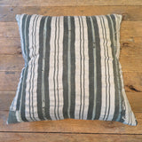 relaxed stripe mud cloth- one of a kind pillow