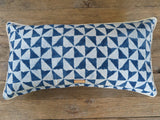 Japanese indigo rope -one of a kind pillow
